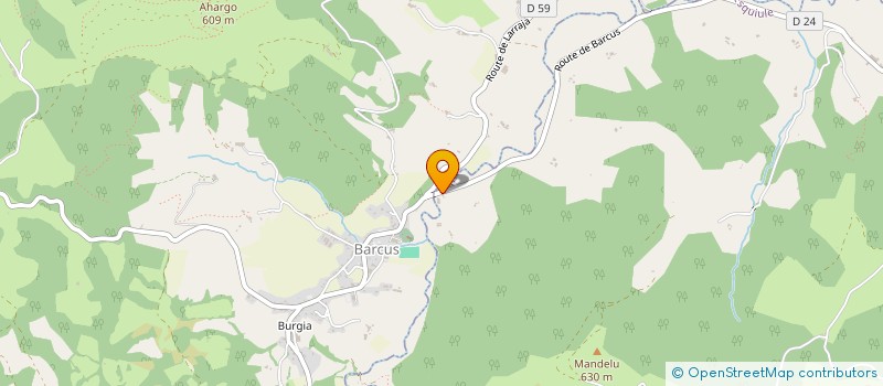 localisation de l'entreprise LAURENT BIDART  ESQUIULE