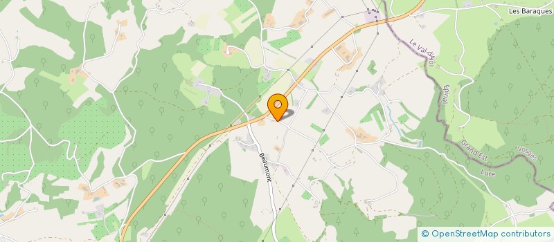 localisation de l'entreprise LAURENT BOIS ENERGIE  FOUGEROLLES-SAINT-VALBERT