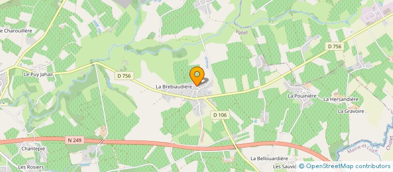 localisation de l'entreprise LAURENT BOISSONS SERVICES à VALLET