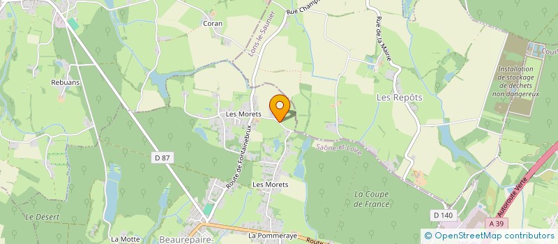 localisation de l'entreprise LAURENT BOULET  NORGES-LA-VILLE