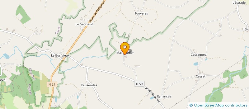 localisation de l'entreprise LAURENT BRUNET à FLAVIGNAC