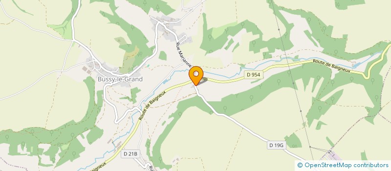 localisation de l'entreprise LAURENT BUFFY  BUSSY-LE-GRAND