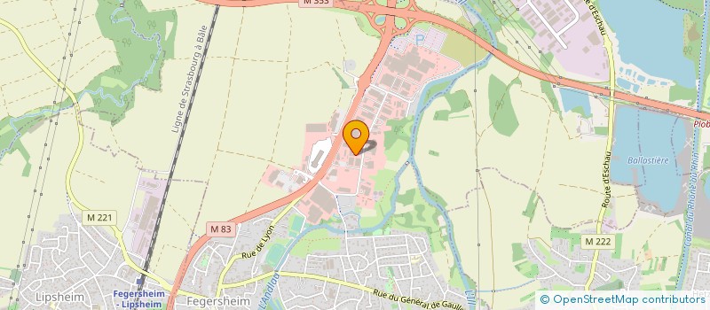 localisation de l'entreprise LAURENT CAMPING CARS  FEGERSHEIM