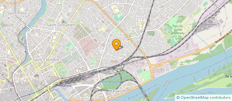 localisation de l'entreprise LAURENT CARNET COUVERTURE à NANTES