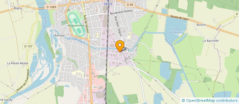 localisation de l'entreprise LAURENT CHABRY IMMO 19  FEURS