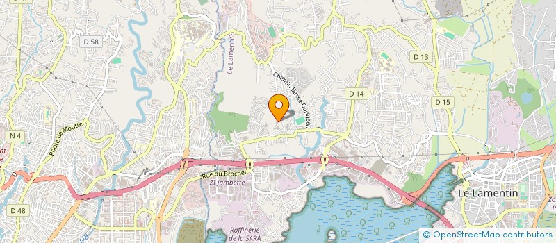 localisation de l'entreprise LAURENT CHAMOUX CONSEIL  LE LAMENTIN