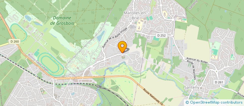 localisation de l'entreprise LAURENT CHARBONNEAUX NOTAIRE  MAROLLES-EN-BRIE