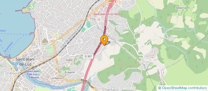 localisation de l'entreprise LAURENT CHARLOTTE  SAINT-JEAN-DE-LUZ