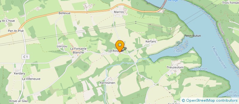 localisation de l'entreprise LAURENT-CHATEAU  ARGOL