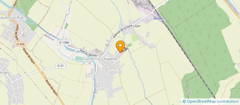 localisation de l'entreprise LAURENT CHAUSSEY à SAULON-LA-CHAPELLE