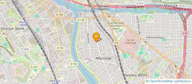 localisation de l'entreprise LAURENT COBAC CONSEIL  ALFORTVILLE