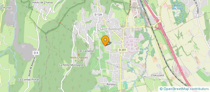 localisation de l'entreprise LAURENT COCHET  SAINT-BALDOPH