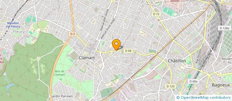 localisation de l'entreprise LAURENT COMMUNICATION PRODUCTION à CLAMART