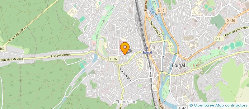 localisation de l'entreprise LAURENT CONSULTING QHSE à EPINAL