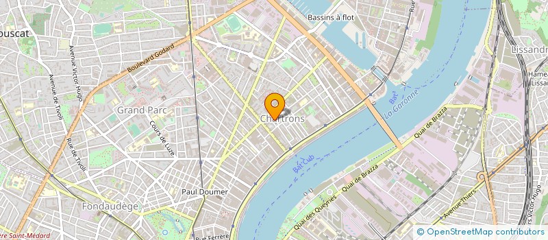 localisation de l'entreprise LAURENT CRUSE à BORDEAUX