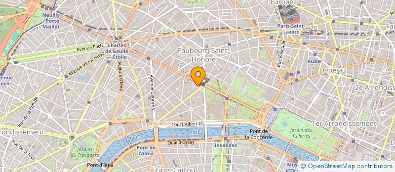 localisation de l'entreprise LAURENT DASSAULT  ROND POINT  PARIS