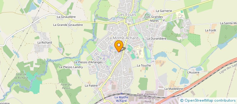 localisation de l'entreprise LAURENT DAUTEL SARL à LES SABLES D'OLONNE