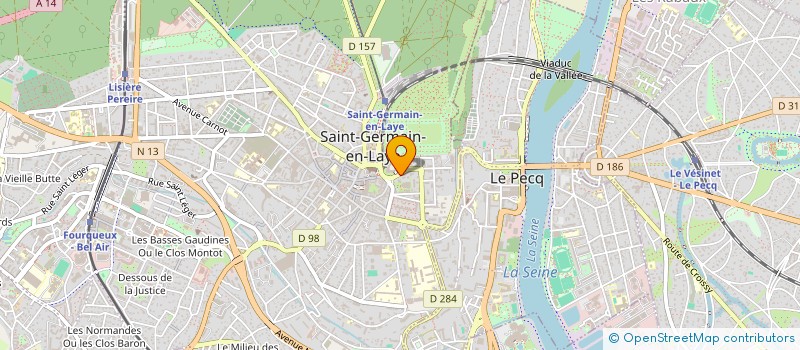 localisation de l'entreprise LAURENT DE ROCHEBRUNE CONSEIL  SAINT-GERMAIN-EN-LAYE