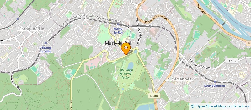 localisation de l'entreprise LAURENT DELARBRE CONSULTING  MARLY-LE-ROI