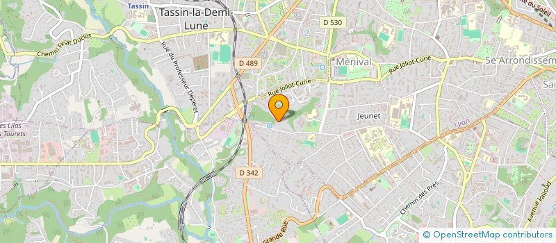 localisation de l'entreprise LAURENT DES HAUTS DE BRUNET  LYON