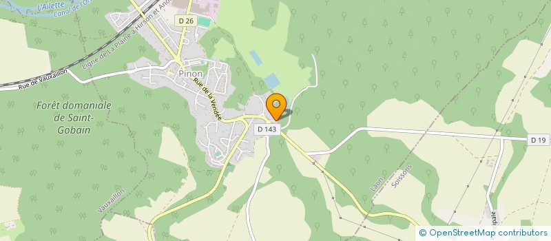 localisation de l'entreprise LAURENT DETRAILLE  PINON