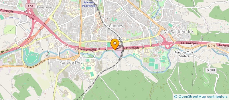 localisation de l'entreprise LAURENT DEVIN INDIVISION  AIX-EN-PROVENCE