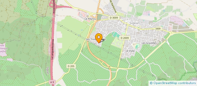 localisation de l'entreprise LAURENT DHYON  SIGEAN