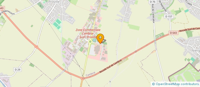 localisation de l'entreprise LAURENT DIOT CHOCOLATIER à CAMBRAI