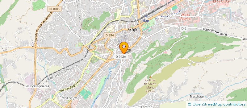 localisation de l'entreprise LAURENT DONADIEU  GAP