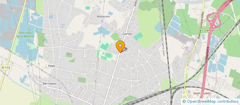 localisation de l'entreprise LAURENT DUCOU  BASSENS