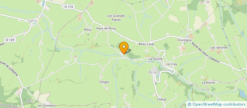 localisation de l'entreprise LAURENT DUSSAUGE  BRIANT