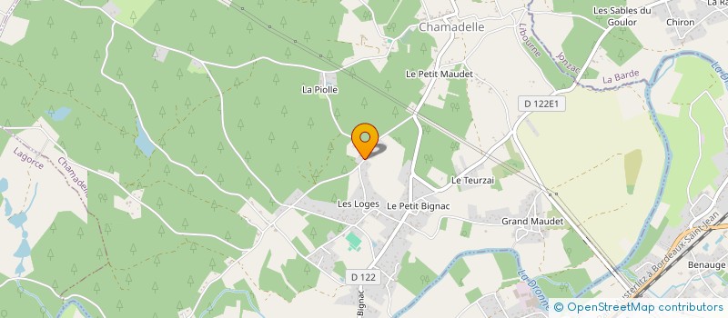 localisation de l'entreprise LAURENT-ERIC  CHAMADELLE