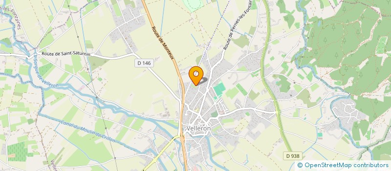 localisation de l'entreprise LAURENT ESPACES VERTS  VELLERON