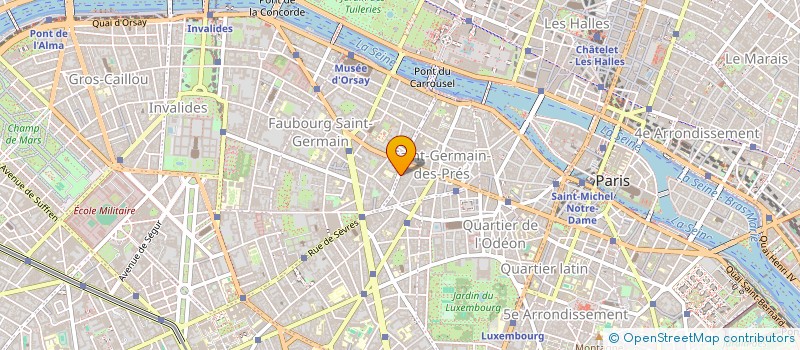 localisation de l'entreprise LAURENT ET HENRI-PIERRE TEISSEDRE  PARIS