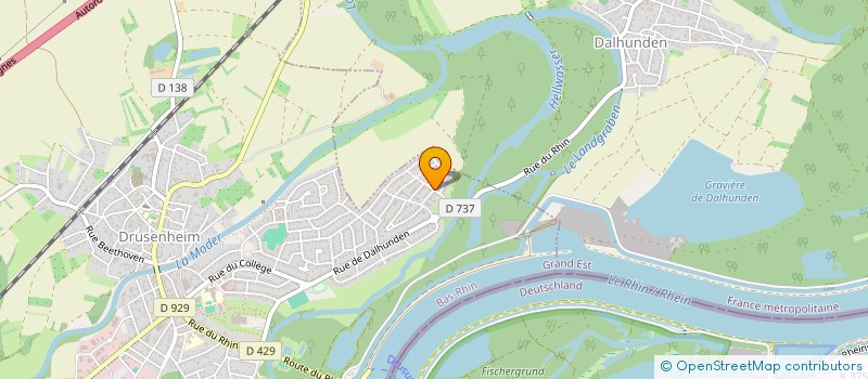 localisation de l'entreprise LAURENT ET MANON TORRES  DRUSENHEIM