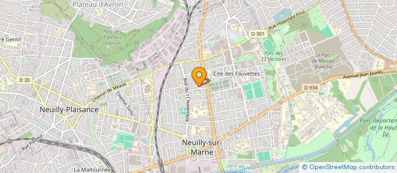 localisation de l'entreprise LAURENT ET MORGANE à NEUILLY-SUR-MARNE