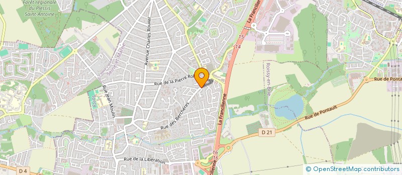 localisation de l'entreprise LAURENT EURL à PONTAULT-COMBAULT
