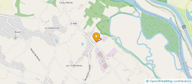 localisation de l'entreprise LAURENT FC  LES AVENIERES VEYRINS-THUELLIN