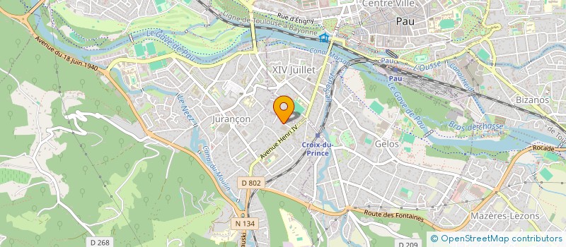 localisation de l'entreprise LAURENT FENNETEAU  GELOS