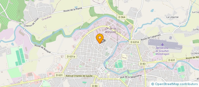 localisation de l'entreprise LAURENT FERNANDEZ HERVE HOGUET  GRAULHET