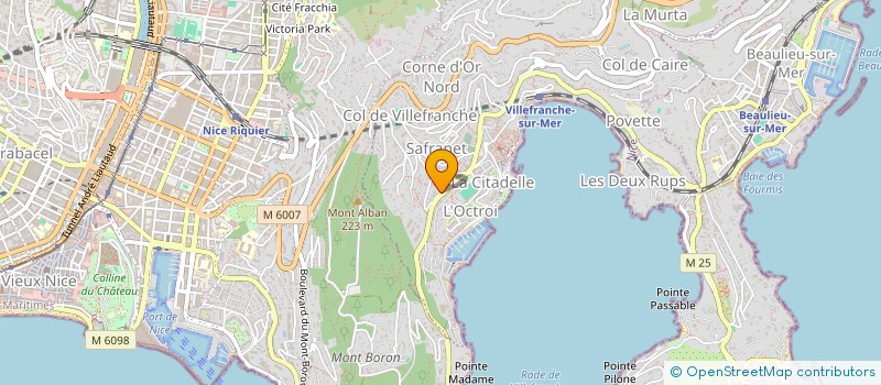localisation de l'entreprise LAURENT FIORONI ET ASSOCIES à VILLEFRANCHE-SUR-MER