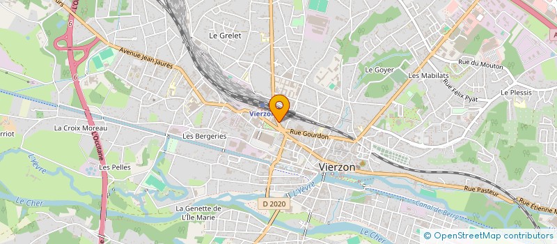 localisation de l'entreprise LAURENT FORMATION  VIERZON