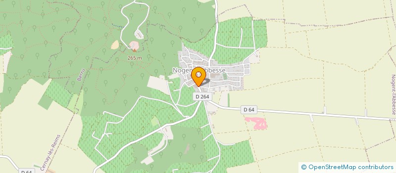 localisation de l'entreprise LAURENT FOSSE  NOGENT-L'ABBESSE