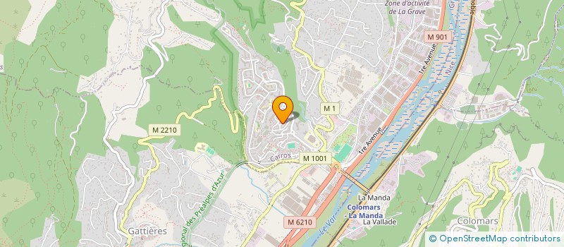 localisation de l'entreprise LAURENT FRANCES à CARROS