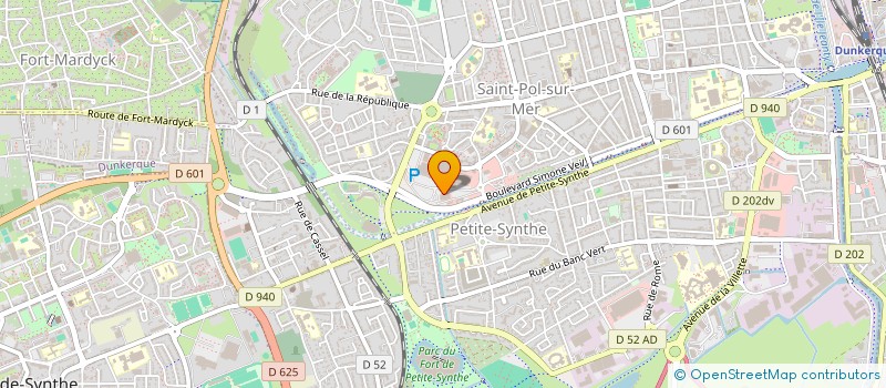 localisation de l'entreprise LAURENT FRANKOWSKI à DUNKERQUE