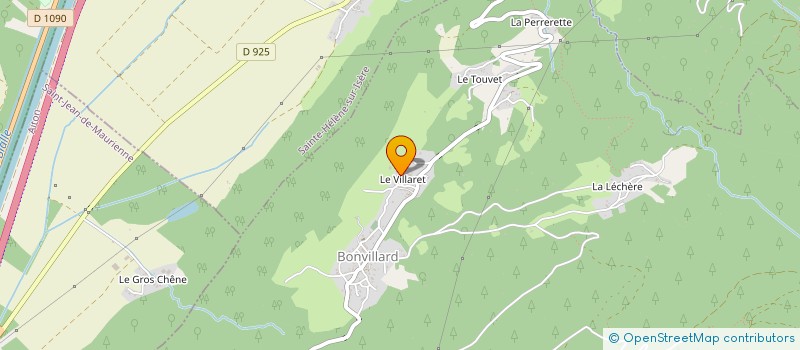 localisation de l'entreprise LAURENT FRERES à BONVILLARD