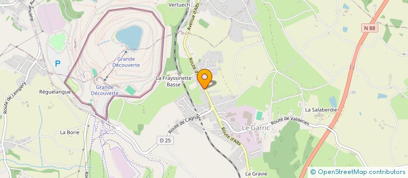 localisation de l'entreprise LAURENT FRERES  LE GARRIC