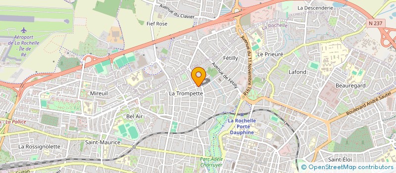 localisation de l'entreprise LAURENT GAUDIN MEDIAS  LA ROCHELLE