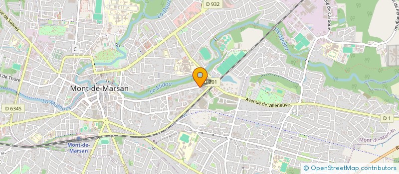 localisation de l'entreprise LAURENT GINESTA ET CHRISTIAN GINESTA, NOTAIRES ASSOCIES  MONT-DE-MARSAN