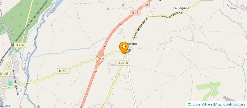 localisation de l'entreprise LAURENT-GIRARDEAU  LARUSCADE